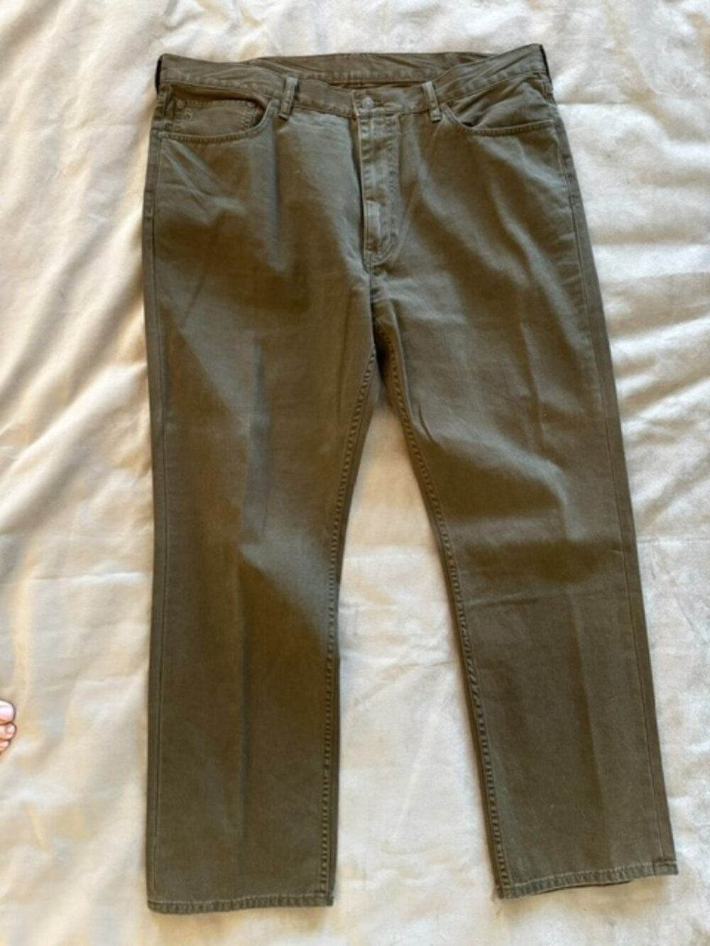 Polo Ralph Lauren 650 Pants Mens 40x30 Straight Leg Cotton Twill Crown Classic